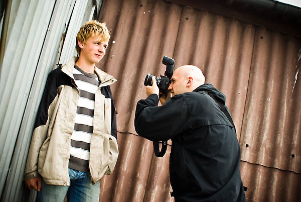Fotoshooting am Hafen
